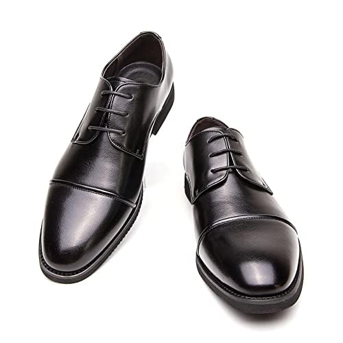 [ziitop] ビジネスシューズ メンズ 本革 紳士靴 外羽根 ビジネス 革靴 メンズ 大きいサイズ レザー 冠婚葬祭 結婚式 通气性 軽量 防滑 通勤